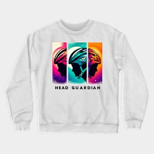 Bicycle Helmet Crewneck Sweatshirt